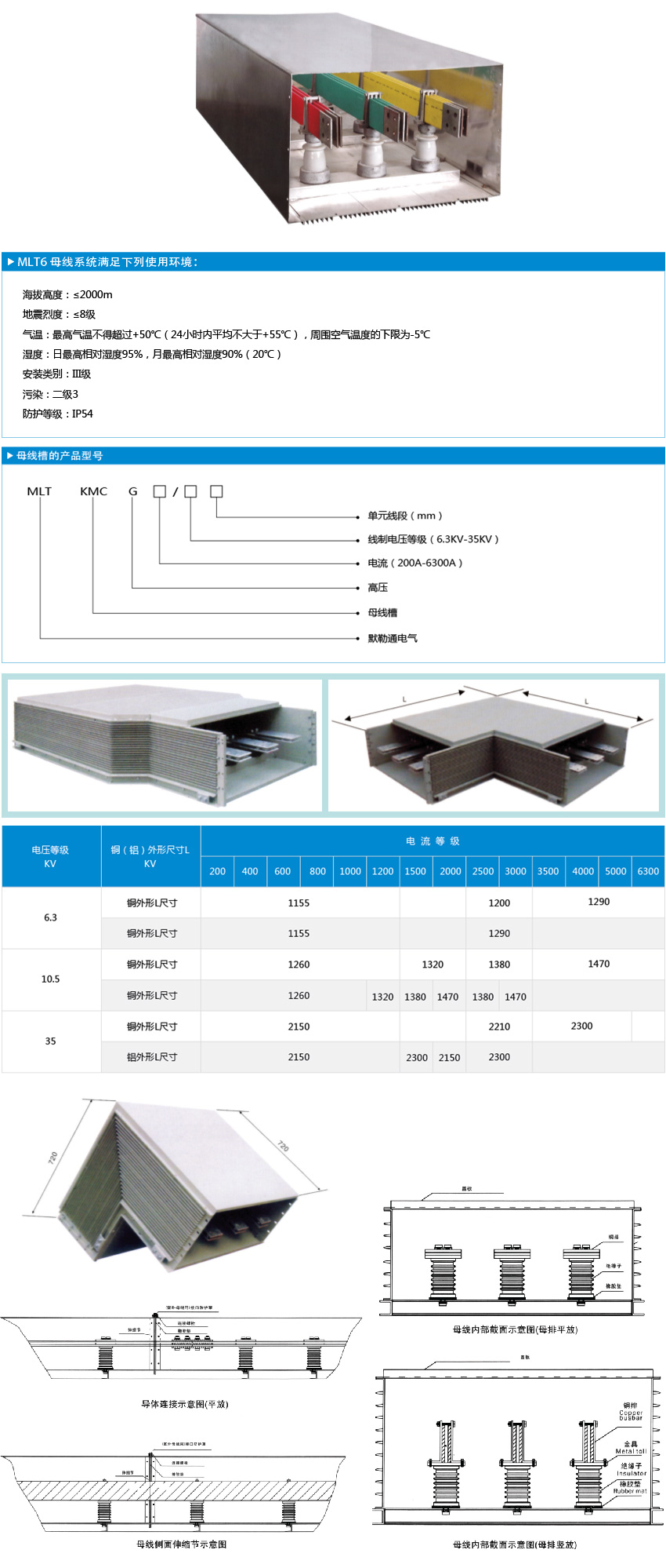 MLT6高压封闭母线槽